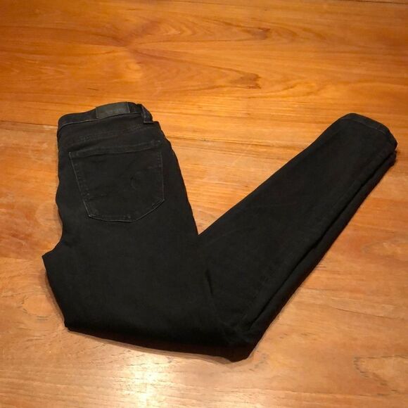 America Eagle Outfitters 360 Next Level Super Hi-Rise Jegging 0 short - Picture 6 of 16